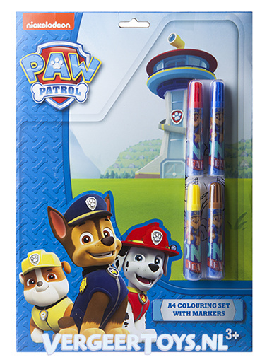 Nickelodeon Paw Patrol kleurset 12st.