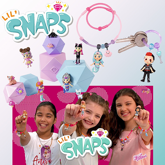 Lil Snaps verrassingsdoosje met poppetje & sieraden 15-delig 32st.