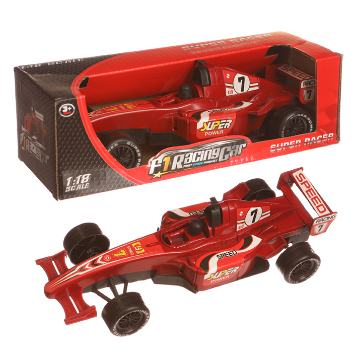 Formule 1-auto 22cm in doos 12st.