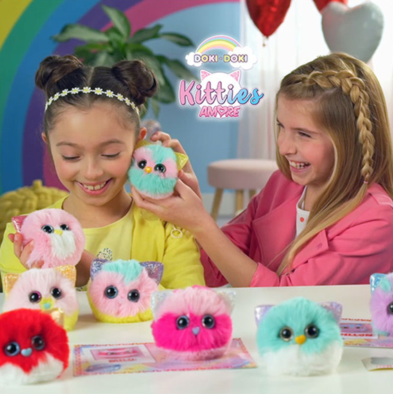 Sbabam Doki Doki Kitties Pluche met reismandje 12st.