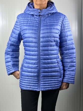 FanJune Gestepte winterjas Blue FanJune Gestepte winterjas Blue