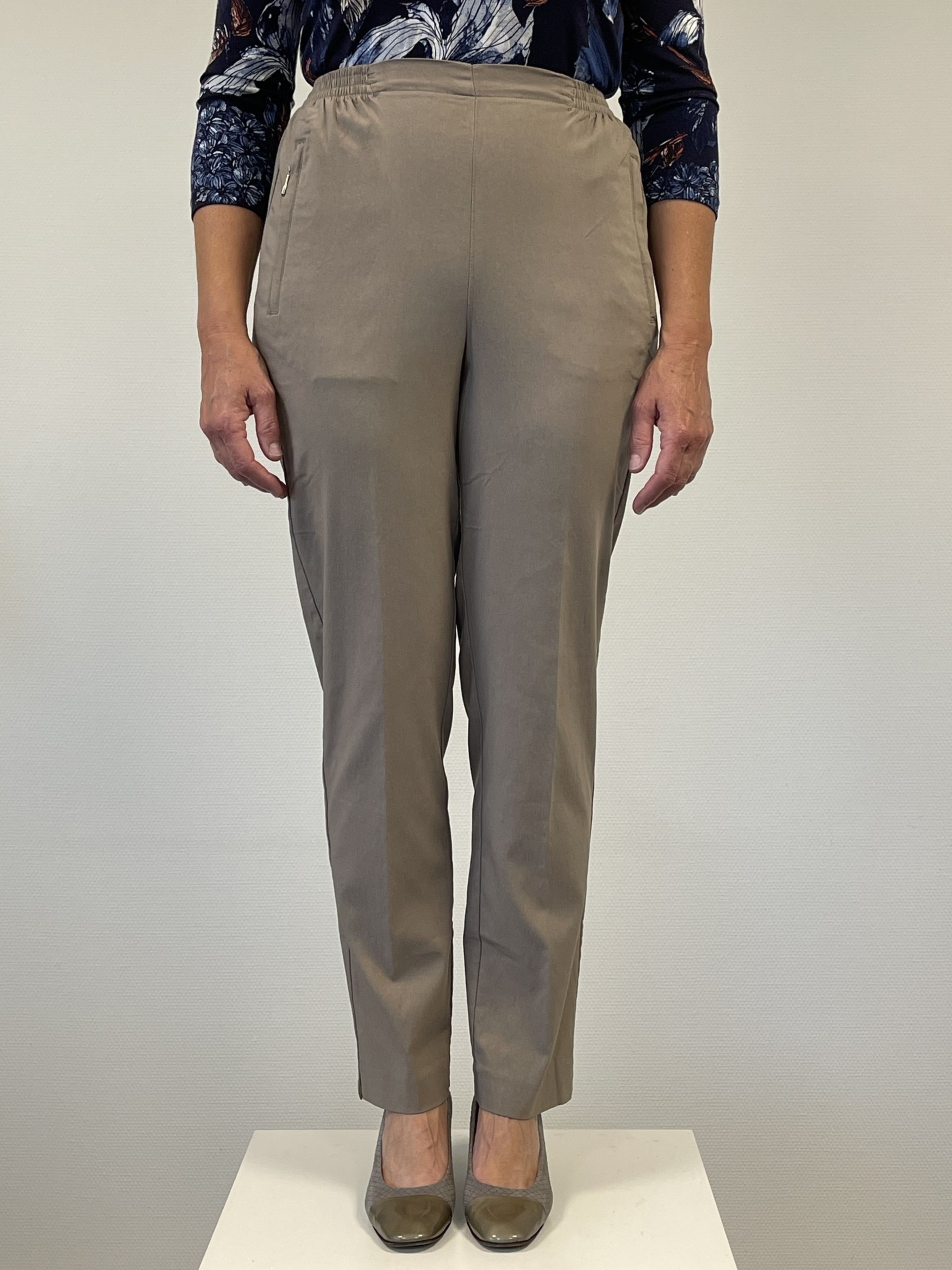 Roskiky Baggy damesbroek, hoge taille, zakelijke broek voor dames, elastische taille, herfst, met zakken, dark gray, S Roskiky Baggy damesbroek, hoge taille, zakelijke broek voor dames, elastische taille, herfst, met zakken, dark gray, S