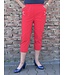 Dames stretch broek 7/8 met knopen en elastische taille voor senioren - CherryBerry