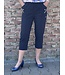 Dames stretch broek 7/8 met knopen en elastische taille voor senioren - CherryBerry