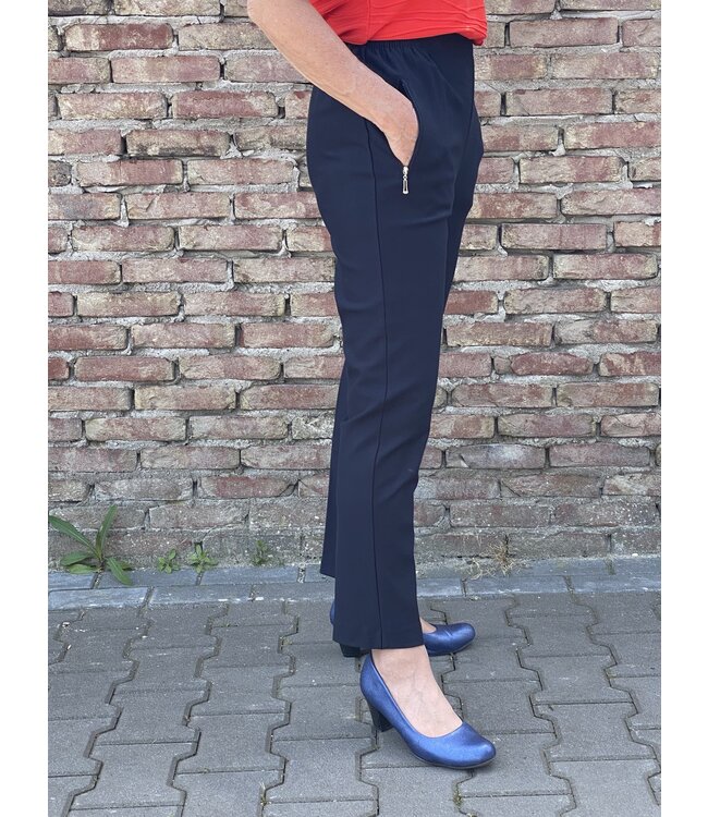 winter pantalon power- stretch wooltouch met elastische band - Alica