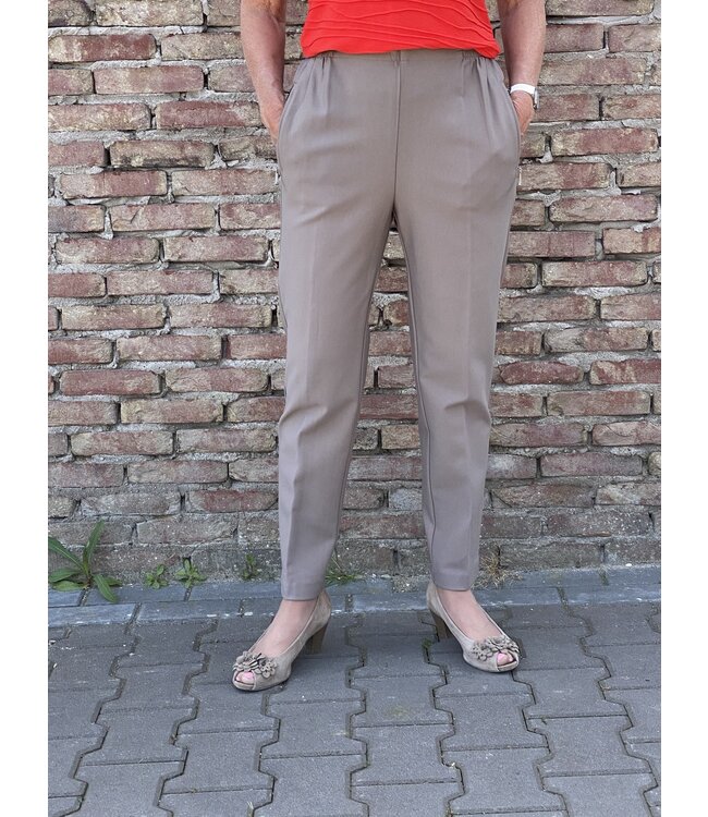 winter pantalon power- stretch wooltouch met elastische band - Alica