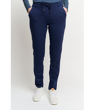 Brandtex. jersey comfort stretch broek met strik