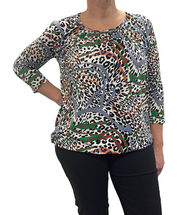 blouson 3/4 mouw  panther groen