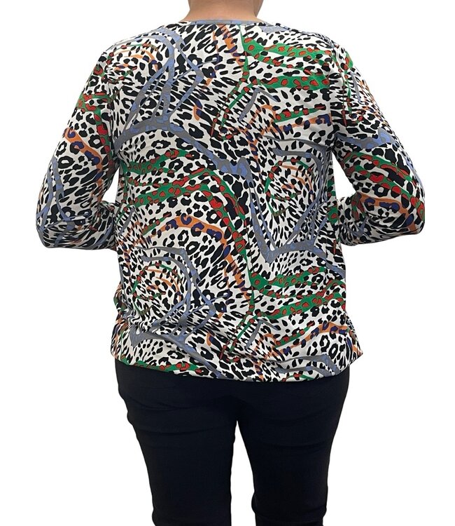 blouson 3/4 mouw  panther groen