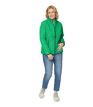 Brandtex. zomer jas doorgestikt green