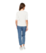 pullover zigzag v-hals k/m offwhite