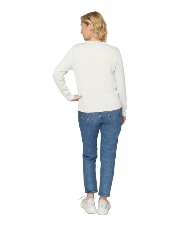 dames vest met knopen offwhite Brandtex
