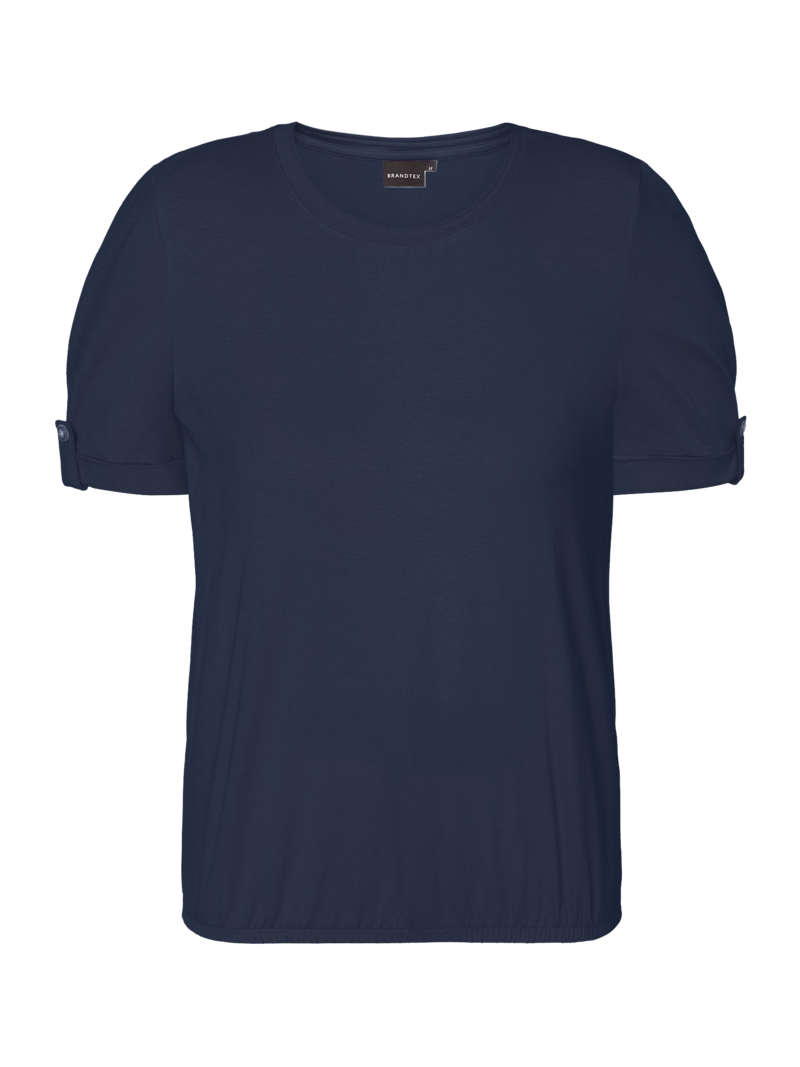 Brandtex. blouson T-shirt effen k/m marine