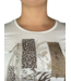 shirt met print L/M bruin