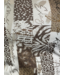 shirt met print L/M bruin