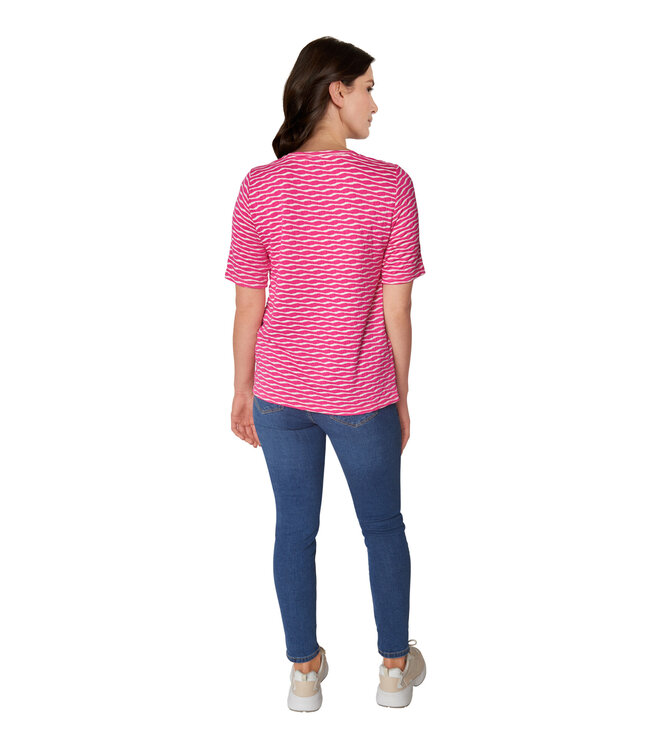 t-shirt wave K/M pink