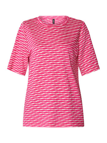 Jensen Denmark t-shirt wave K/M pink