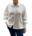blouse met knopen en lang manchet