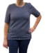 t-shirt wave K/M marine