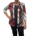 BLAUW 2in1 (twinset) stripe rood