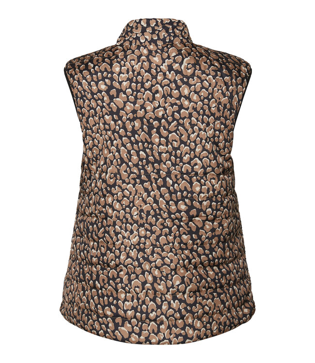 bodywarmer met print