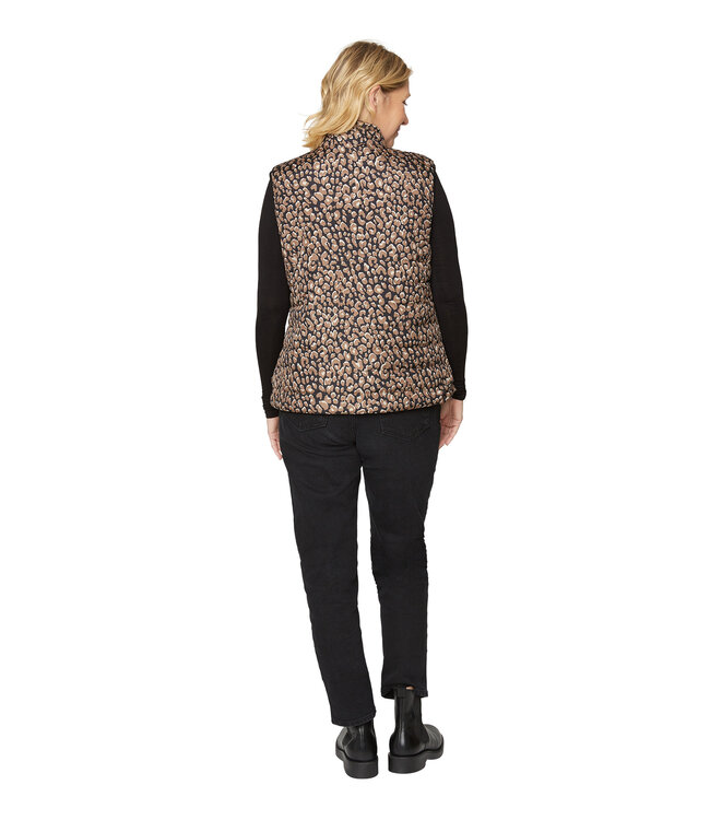 bodywarmer met print