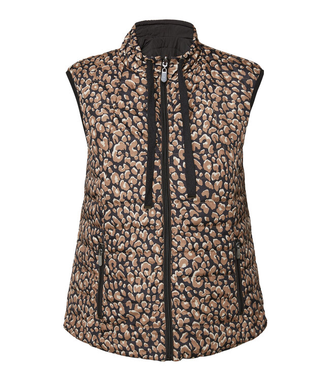 bodywarmer met print