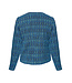 jacket melé aqua- blue