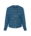 jacket melé aqua- blue