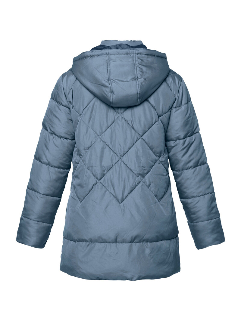 Brandtex. winterjas met capuchon ice- blue