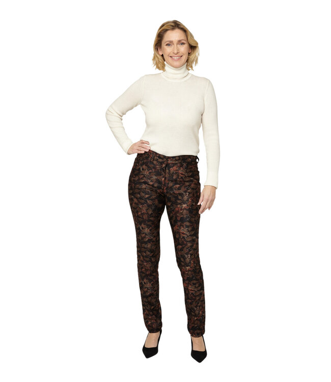 stretch broek met print Madeleine