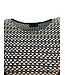 blouson shirt met boord patroon zwart
