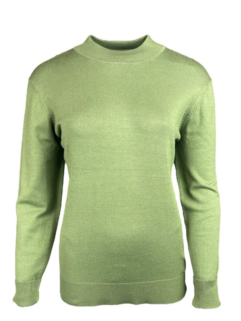 Sensia pullover turtel olijfgroen