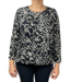 blouson pullover craquele zwart