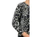 blouson pullover craquele zwart