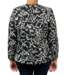 blouson pullover craquele zwart