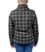 blouson pullover met col pepita zwart