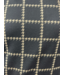blouson pullover met col pepita zwart