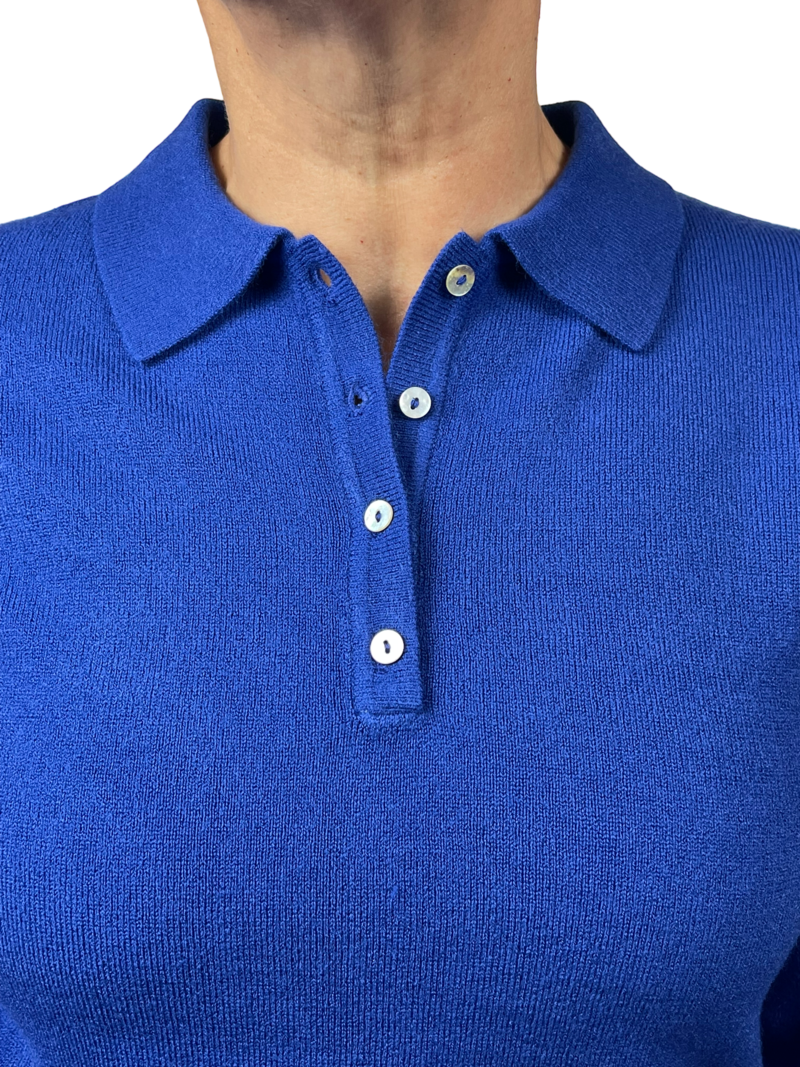 Marinello pullover met kraag en knoopjes