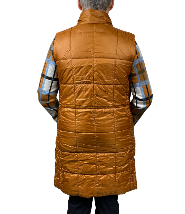 lange bodywarmer rust