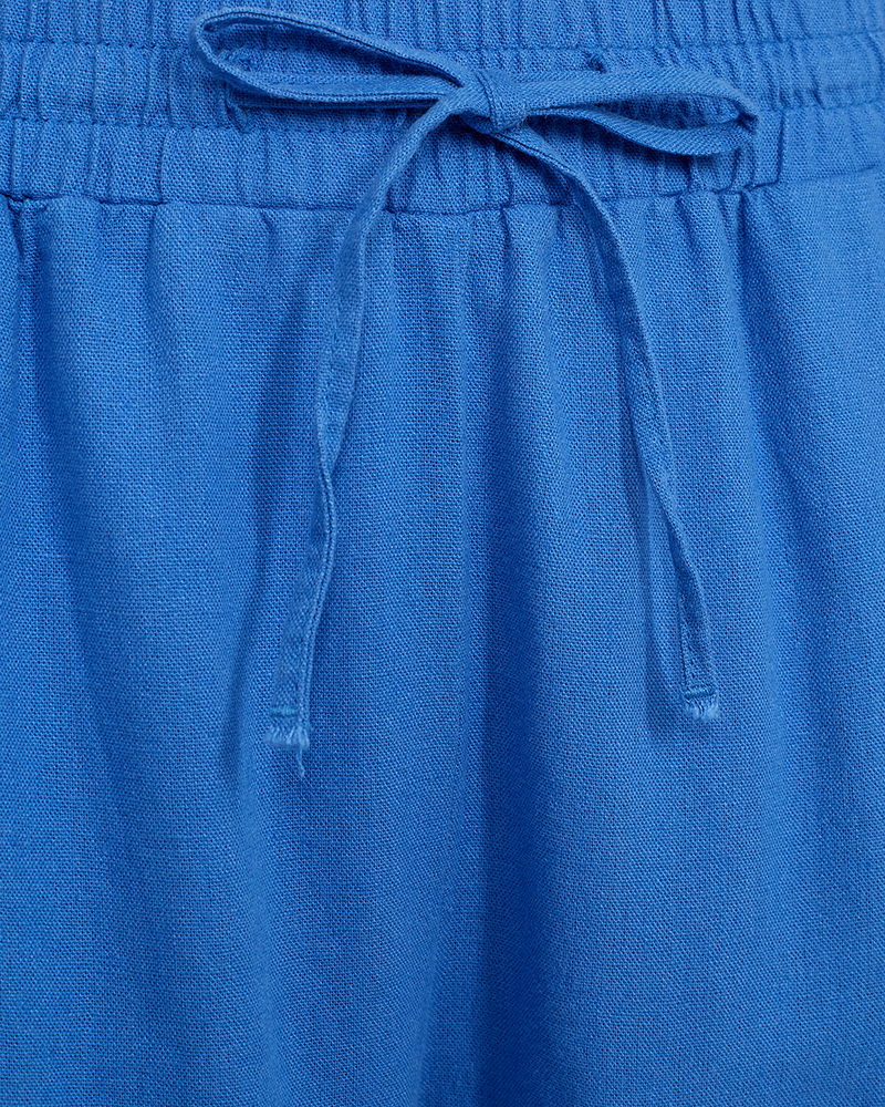 FreeQuent linnen dames broek "Lava" kobaltblauw Z2024 - 124620