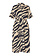 Signature jurk met print en knoopjes wave beige- marine Z2024 - 216779-1178
