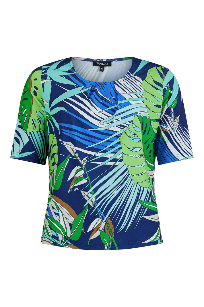 Sunday shirt met plooi nature groen