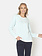 Brandtex. zomer pullover met strepen aqua