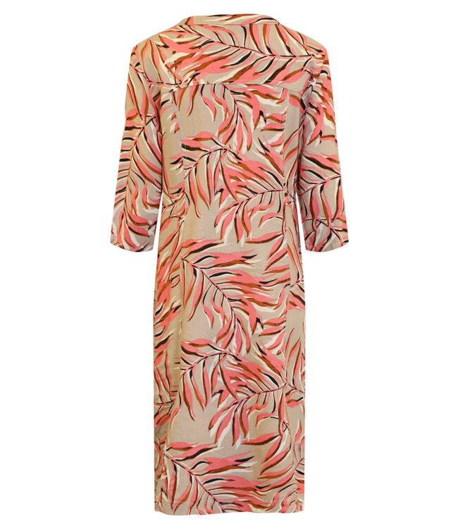 dames jurk met knoopjes linnen