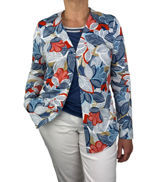 Sensia 2in1 (twinset) bladeren koraal