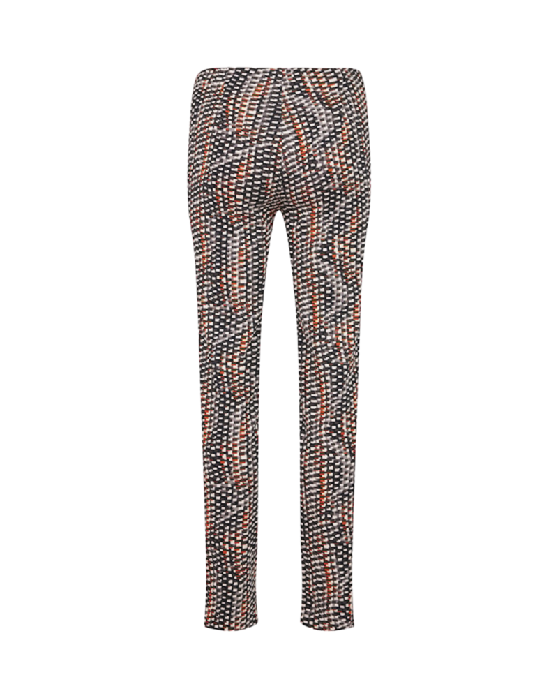 Robell stretch broek met print "Rose" 78CM