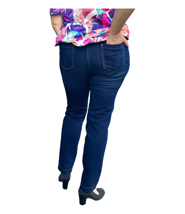 dames spijkerbroek "Patti" met lichte wassing indigo