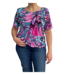 blouson all- over print fuchsia