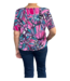blouson all- over print fuchsia